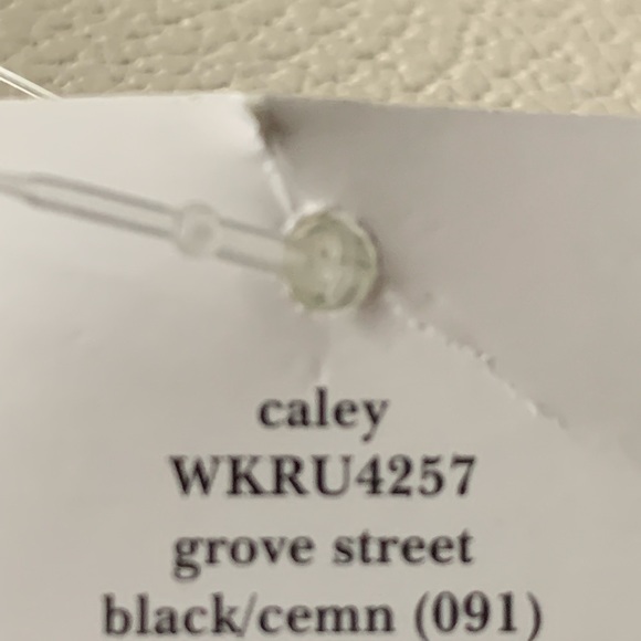 Kate Spade NWT Style#WKRU4257 Satchel Grove Street Caley| Black/Cement Authentic - Picture 5 of 11